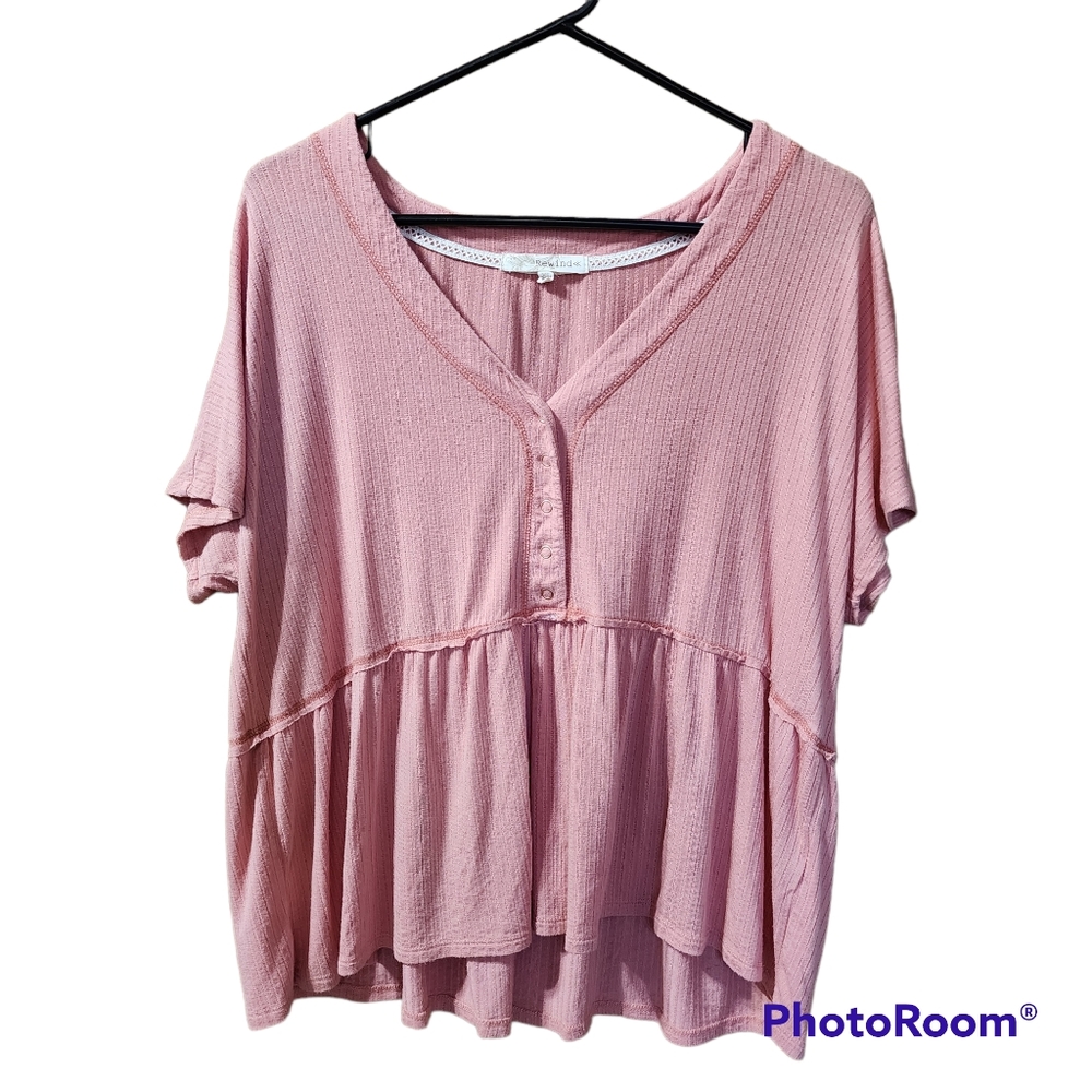 Rewind peach color blouse size XL